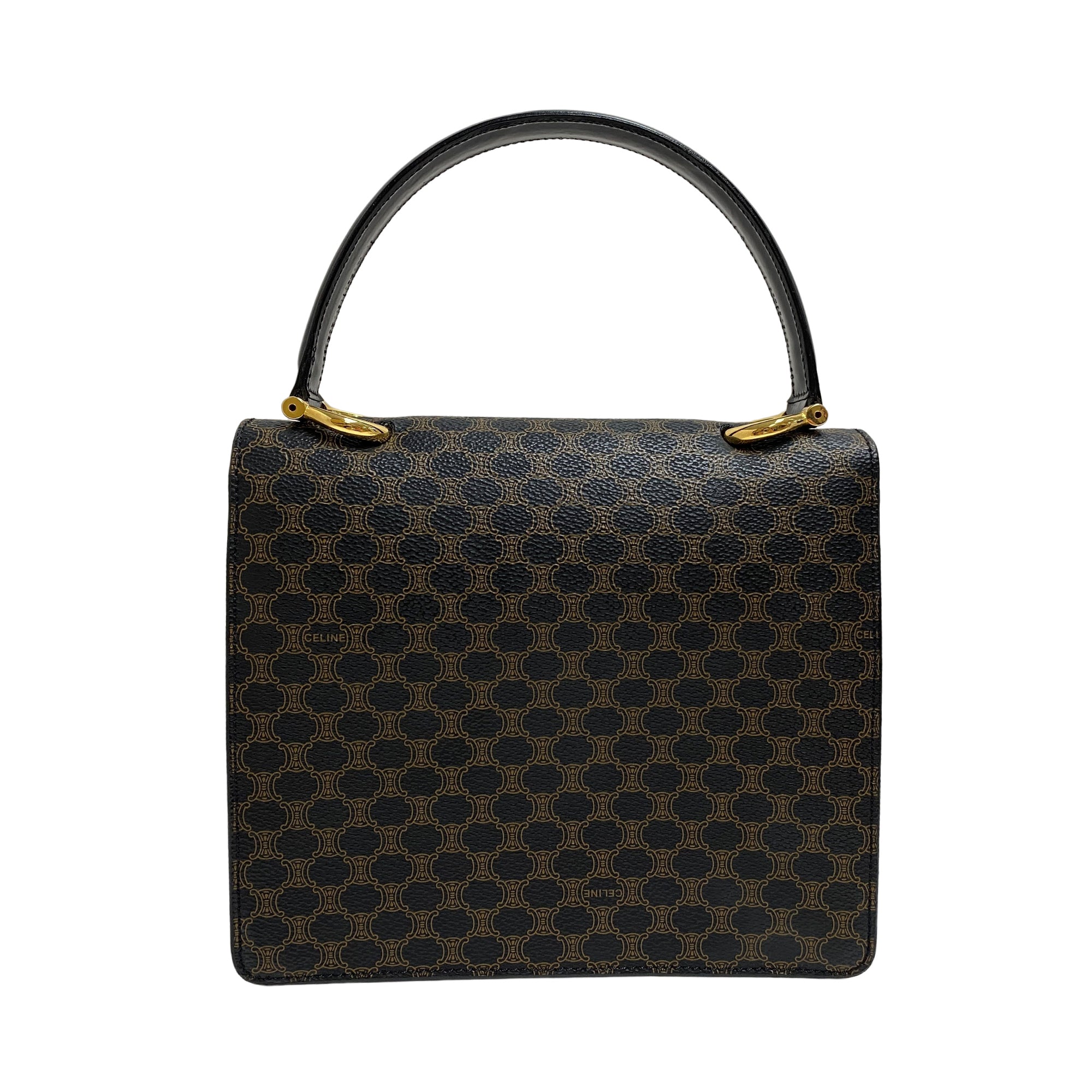 CELINE セリーヌ ハンドバッグ マカダム柄 ブラゾン トリオンフ