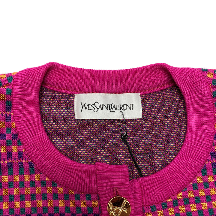 *YvesSaintLaurent rivegauche イヴ サンローラン リヴゴーシュ SUG7-630 カーディガン