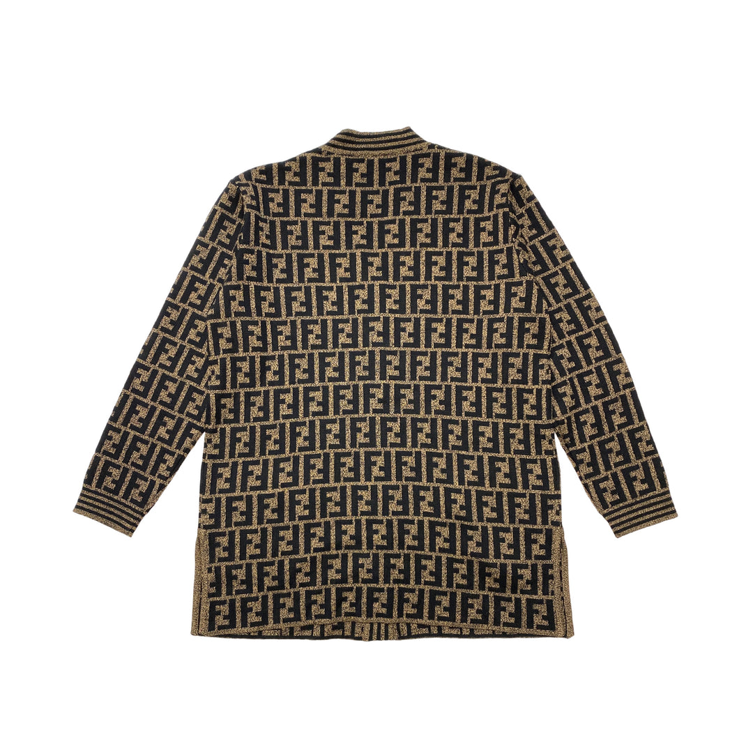 *Fendi Fendi Zukka 패턴 모노그램 카디건