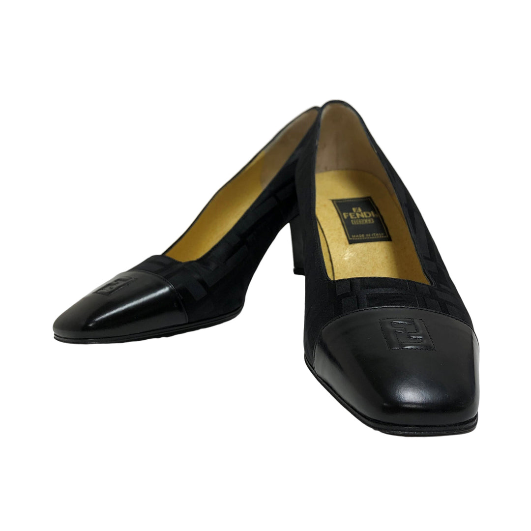 *FENDI フェンディ ズッカ柄 モノグラム パンプス