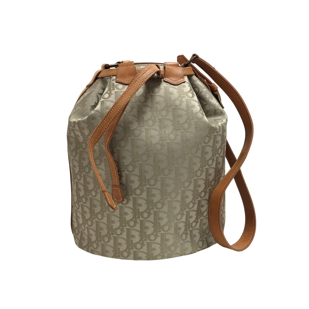 *ChristianDior Trotta -Pattern Logogram Oblique Shoulder Bag