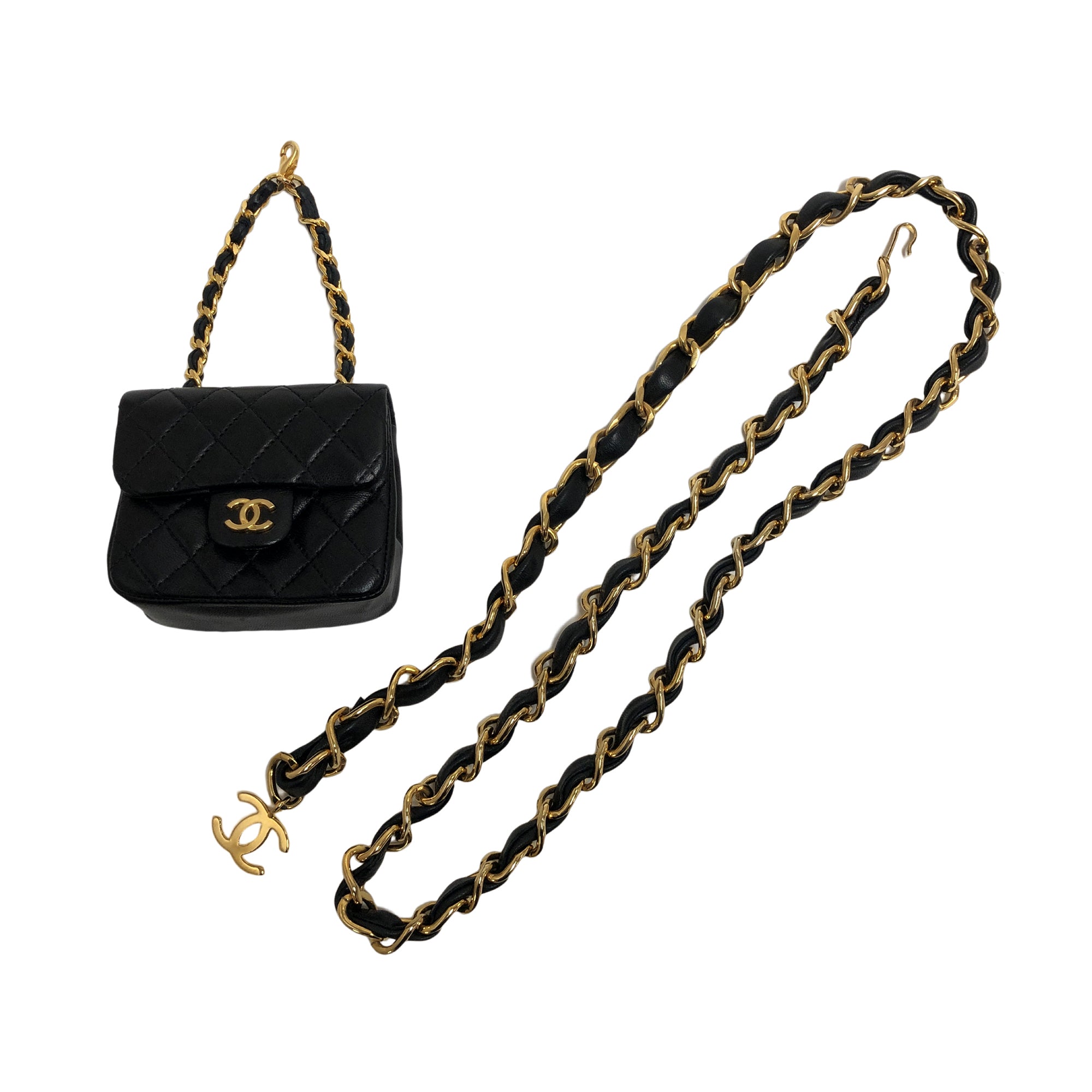 CHANEL シャネル ミニミニマトラッセ チェーンベルト ウエスト