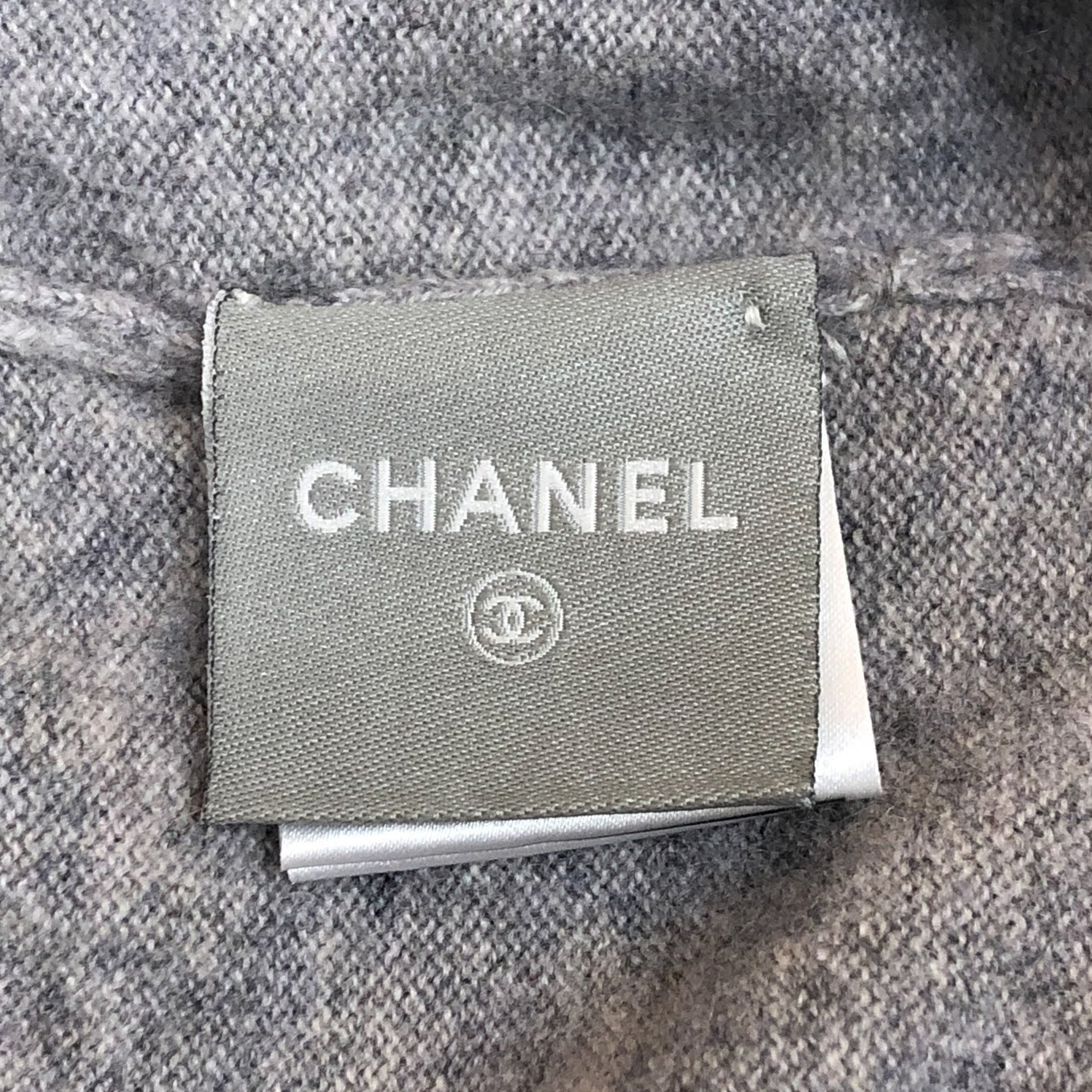 CHANEL シャネル P32606 カシミア スポーツライン ニット パンツ