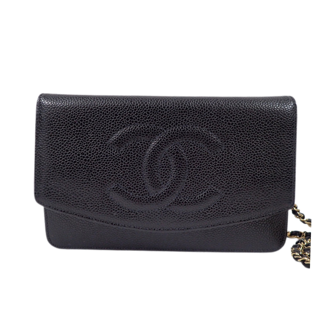 *CHANEL シャネル チェーンショルダーバッグ ウォレットチェーン
