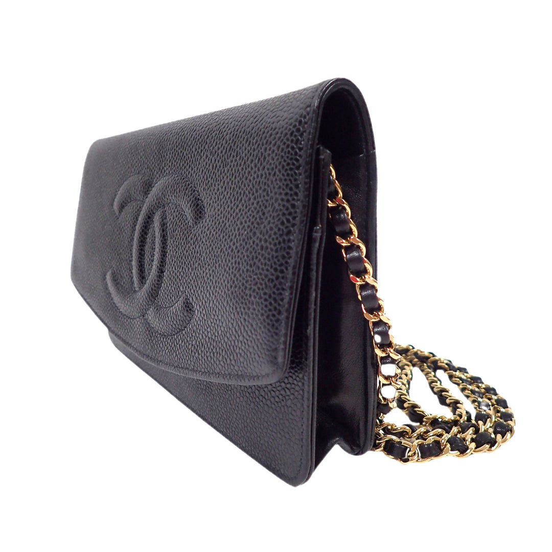 *CHANEL シャネル チェーンショルダーバッグ ウォレットチェーン