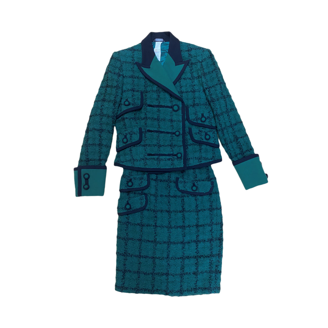 GIANNIVERSACE Jean Never Sato Skirt Suit P4834V