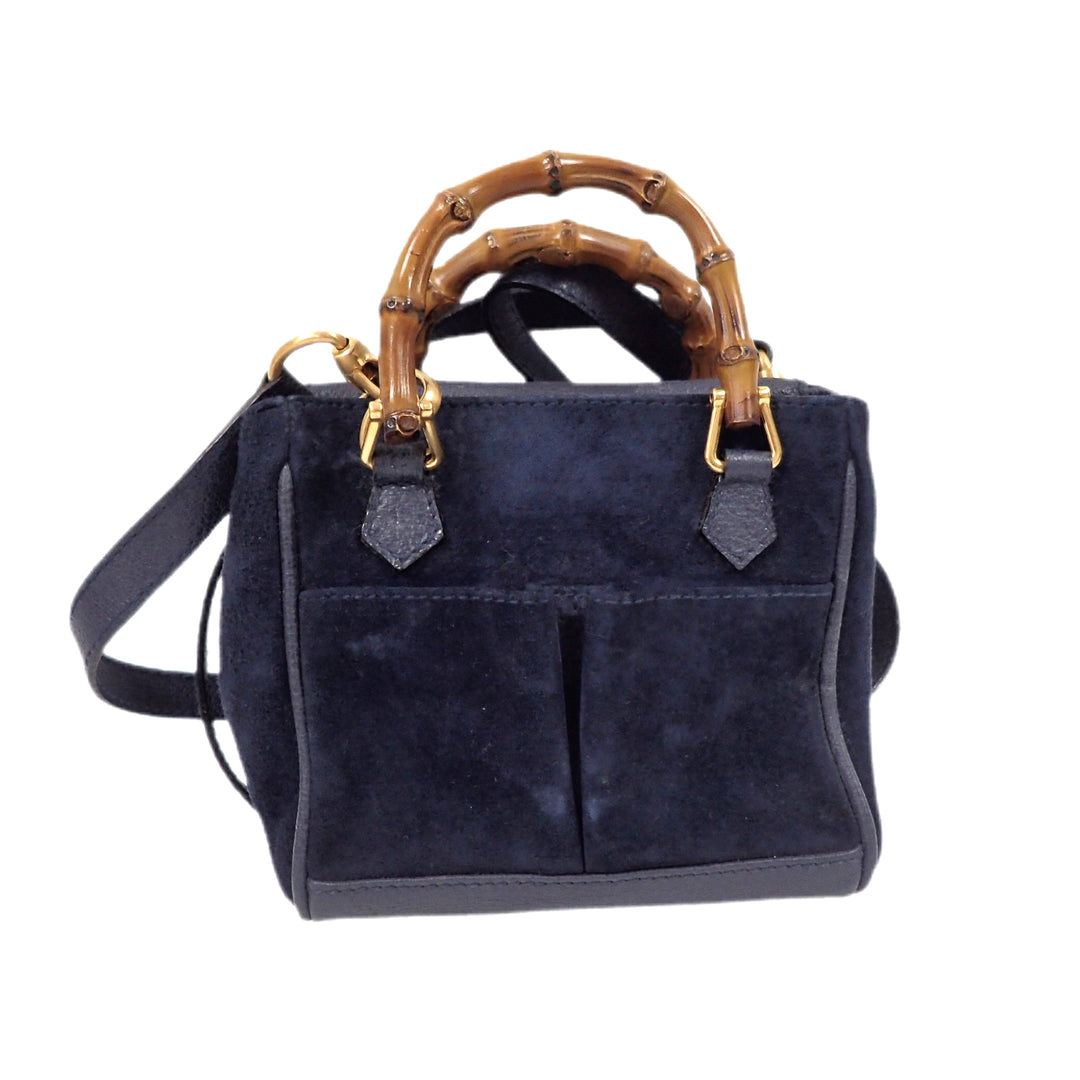 *GUCCI Gucci Bamboo 2way Mini Bag Handbag Shoulder Bag
