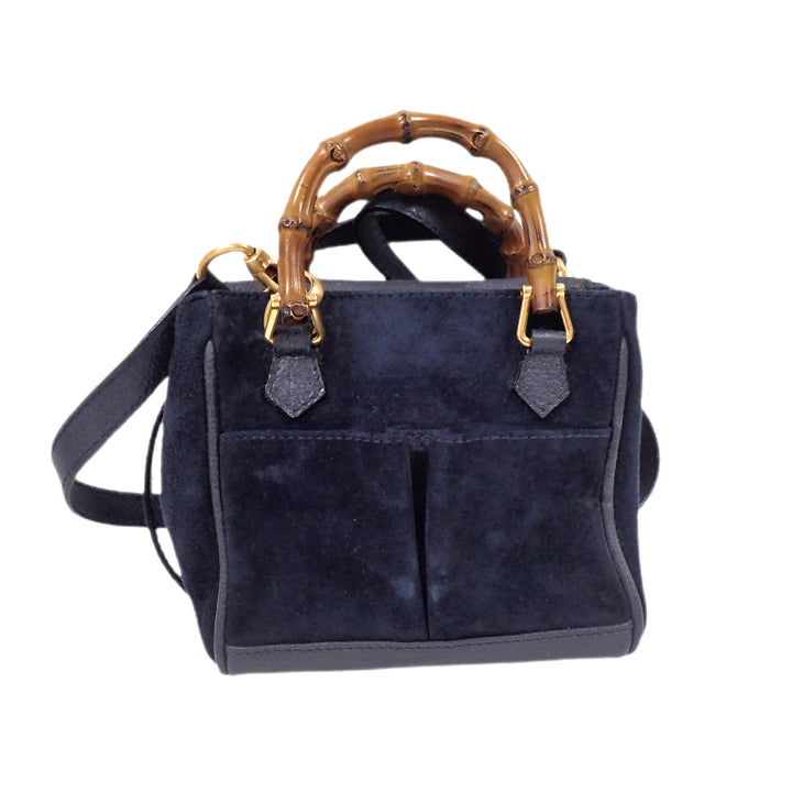 *GUCCI Gucci Bamboo 2way Mini Bag Handbag Shoulder Bag