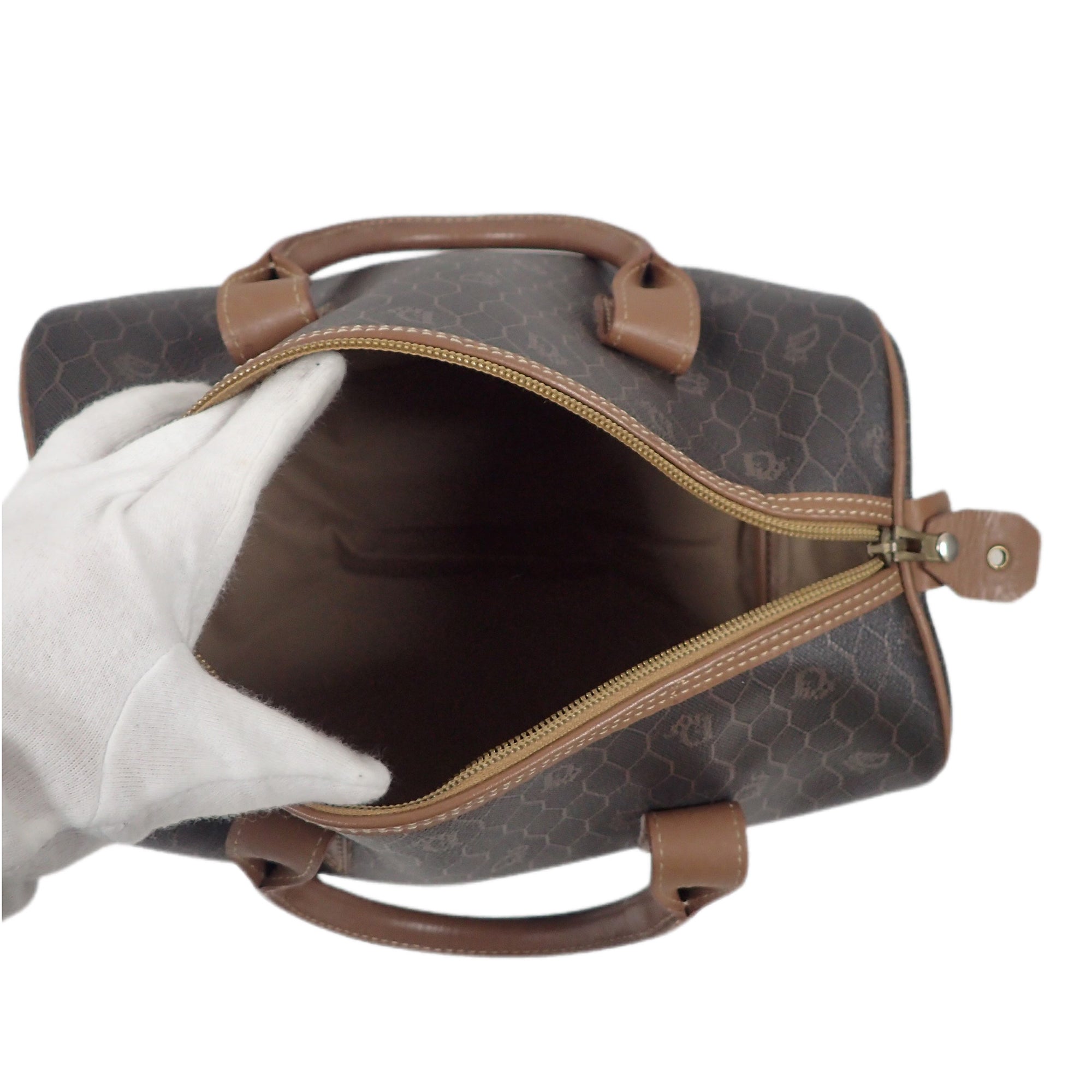 Christian Dior honeycomb mini Boston bag – VINTAGE SELECT SHOP