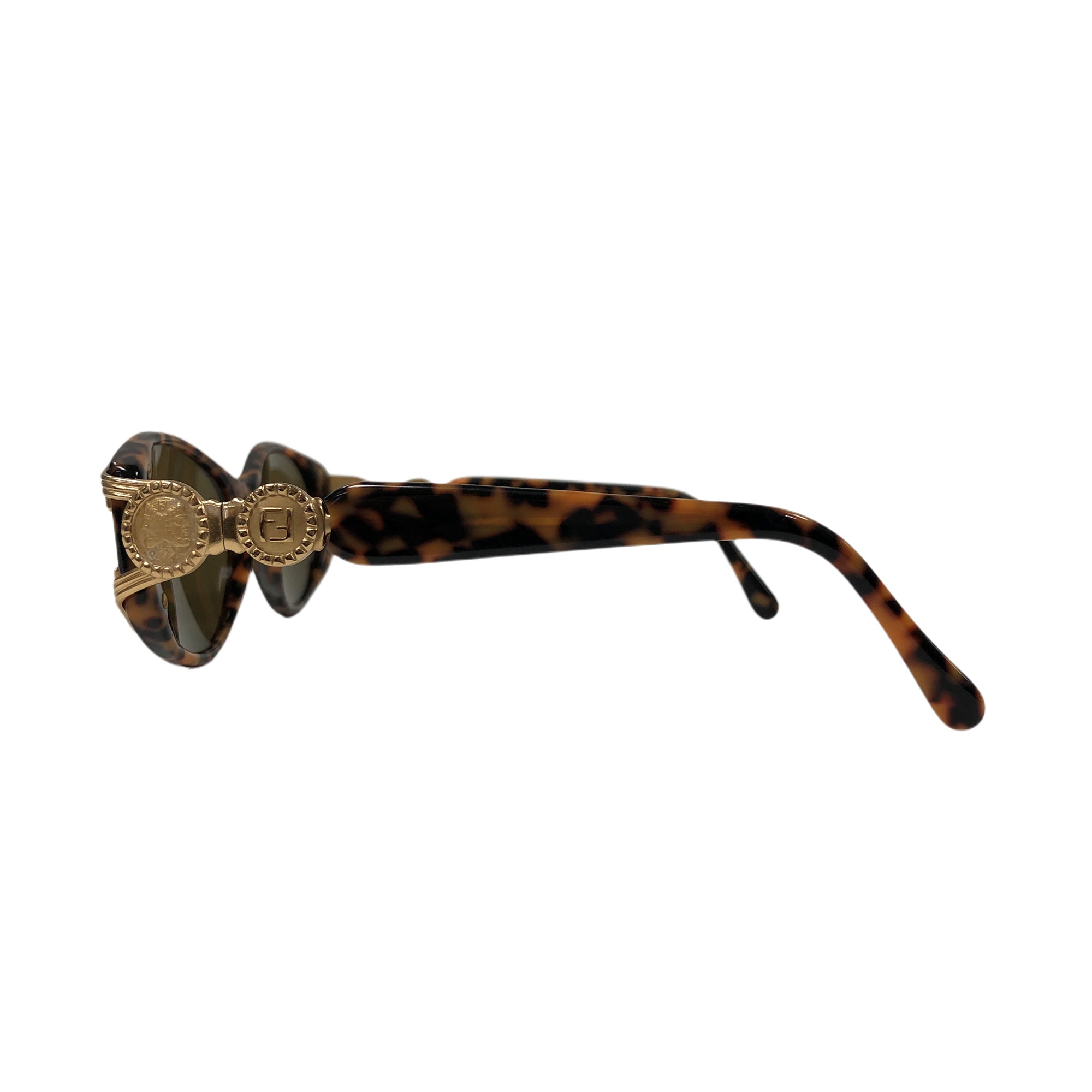 FENDI フェンディ サングラス FS 292 54□17 ヒョウ柄 レオパード