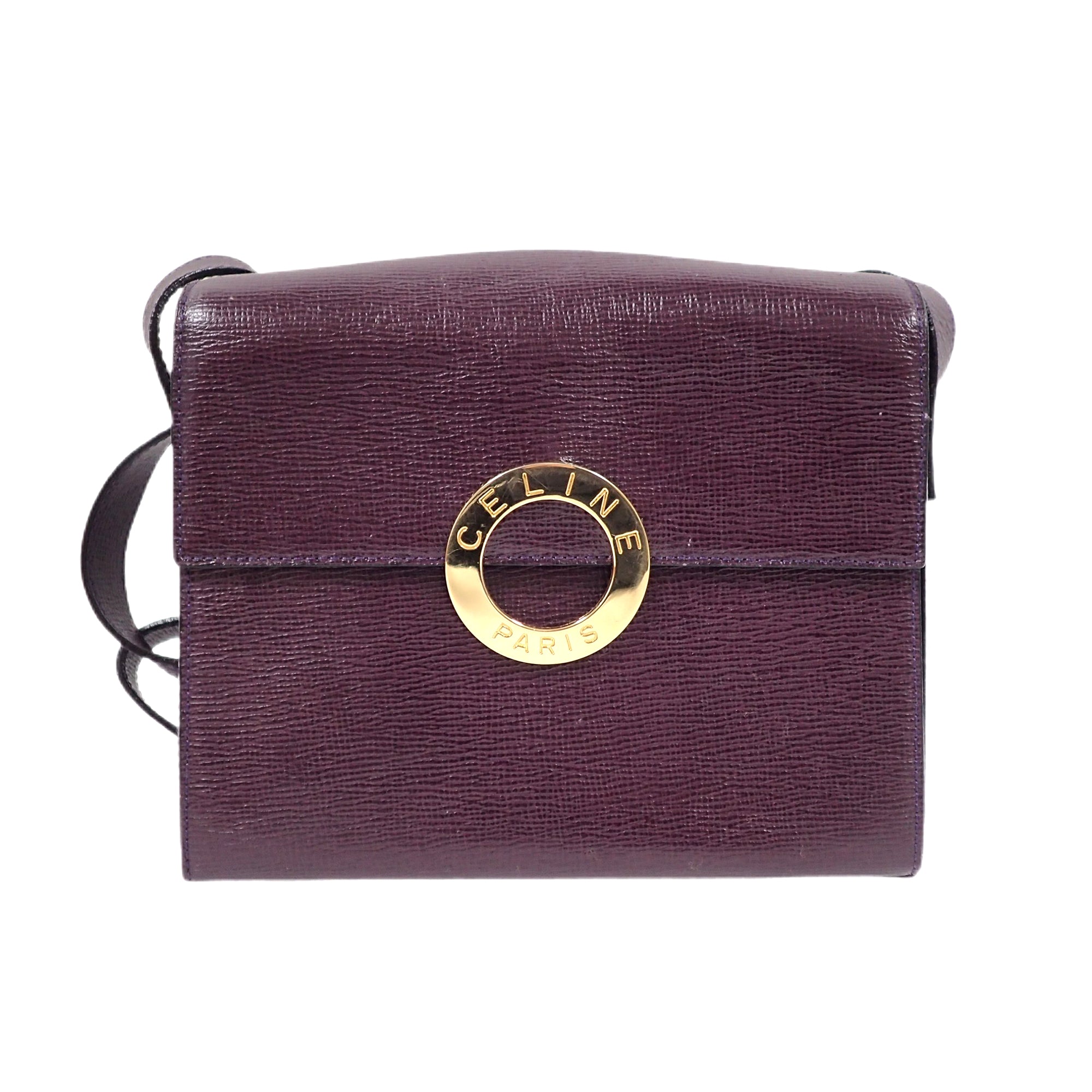 CELINE セリーヌ サークルロゴ ショルダーバッグ – VINTAGE