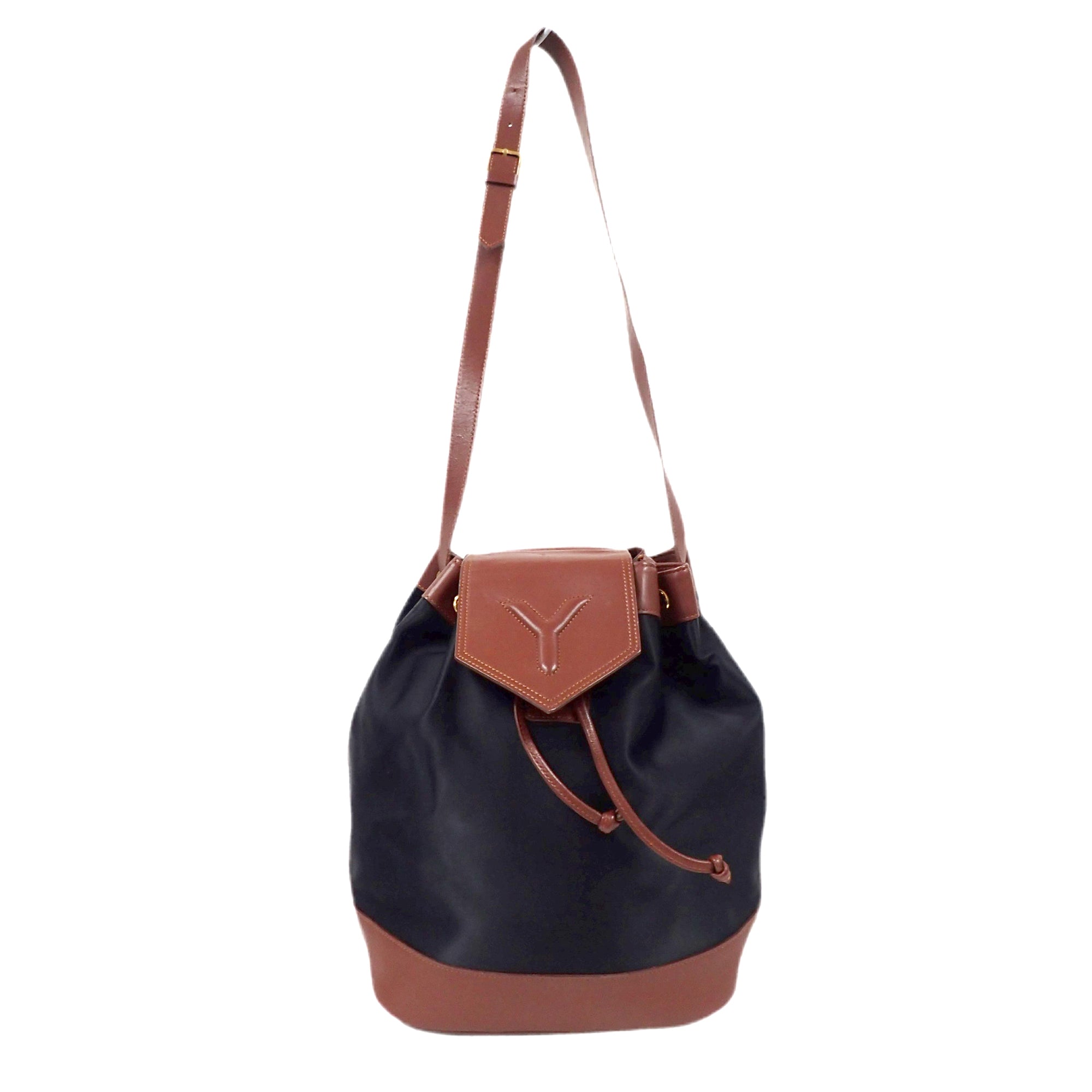 Yves Saint Laurent イヴ サンローラン 巾着 ショルダーバッグ