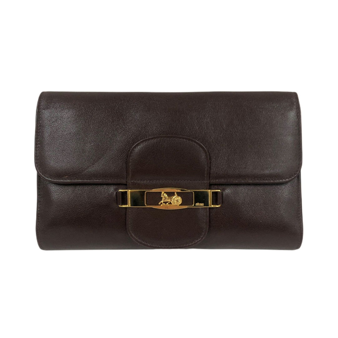 *CELINE Celine Clutch Bag Horse Purate P8103V
