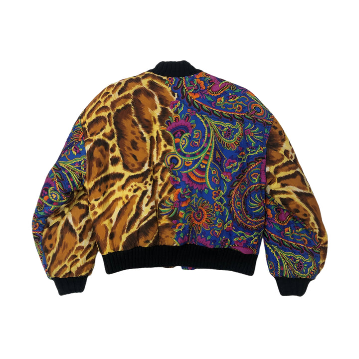 *VERSACE Versace jacket blouson paisley leopard pattern P8551V