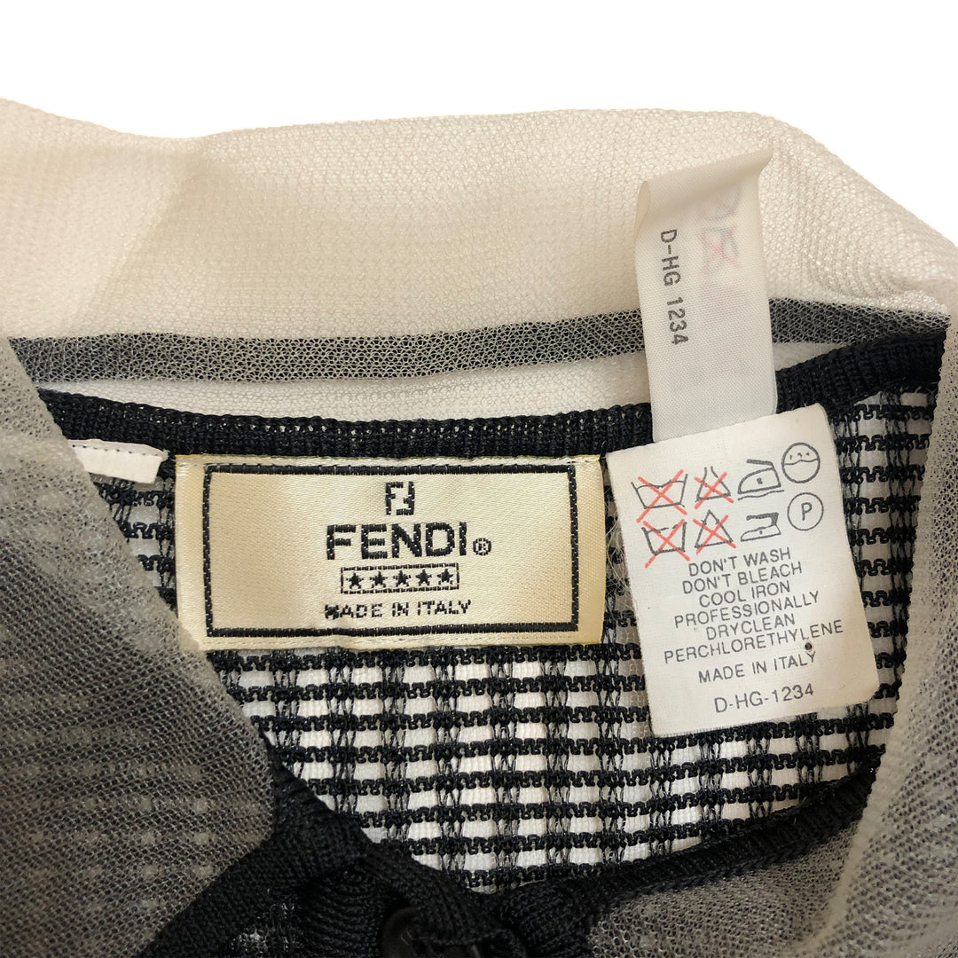 *Fendi Fendi衬衫上衣，请参阅See Sleep Sleeve