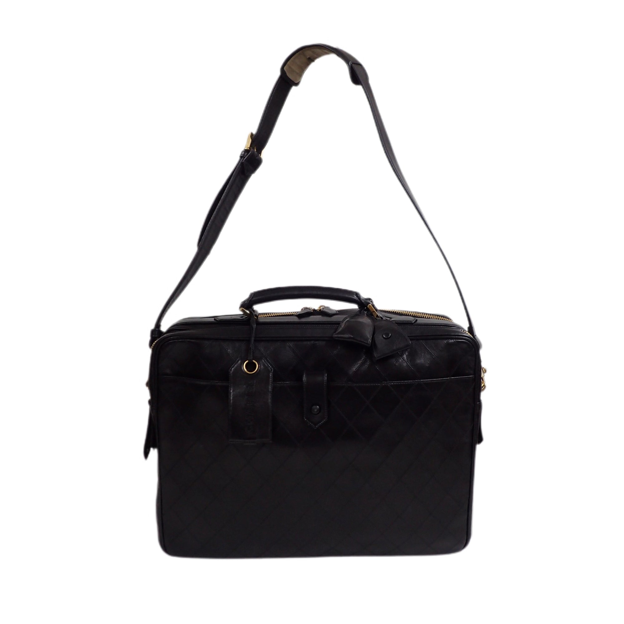 CHANEL シャネル ビコローレ ビジネスバッグ ブリーフケース – VINTAGE