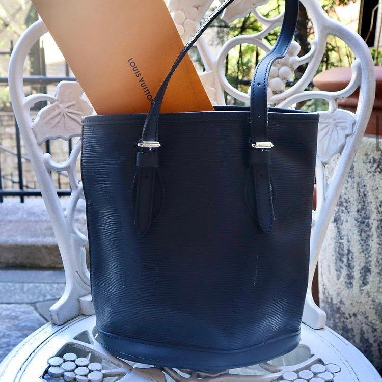 * Louis Vuitton Louis Vuitton Epi AA981381 Bucket PM Petit Bucket M58992 Shoulder Bag