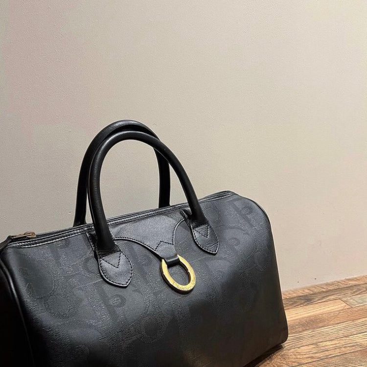 *ChristianDIOR Christian Dior Trotter Logogram Boston bag