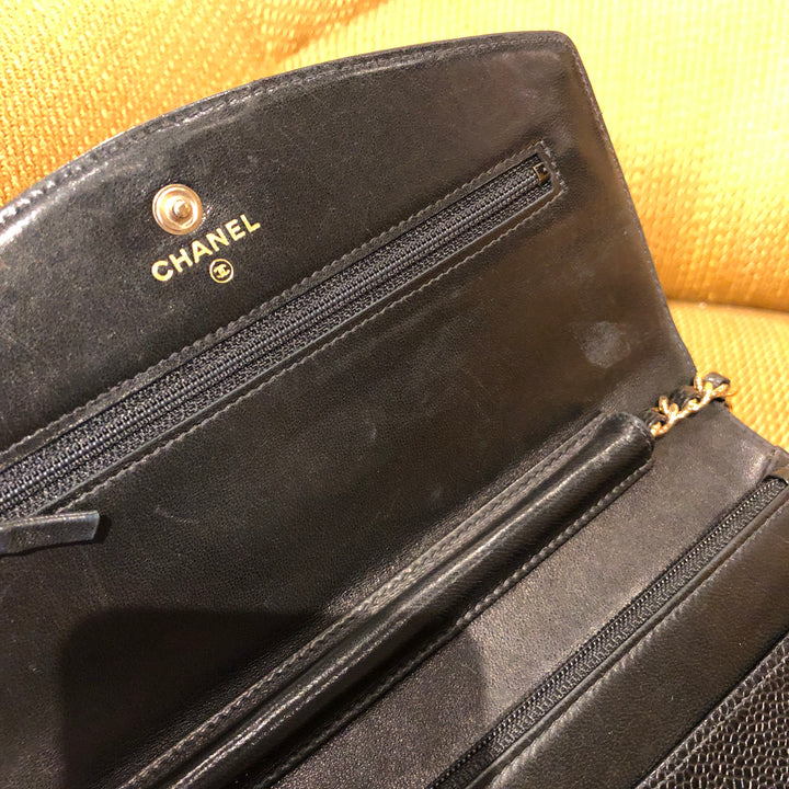 *CHANEL シャネル チェーンショルダーバッグ ウォレットチェーン
