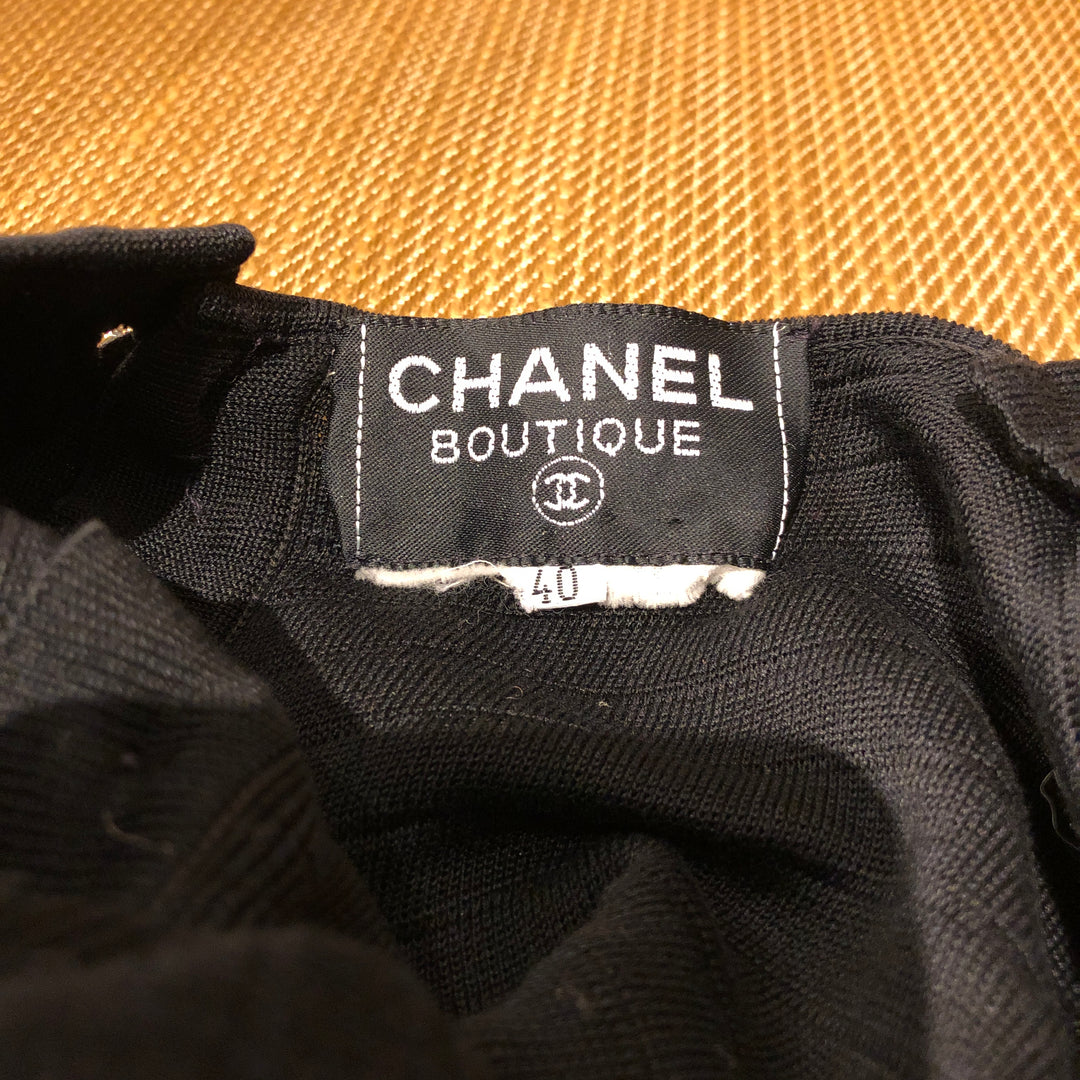 *CHANEL シャネル ワンピース 金ボタン ココマーク COCO