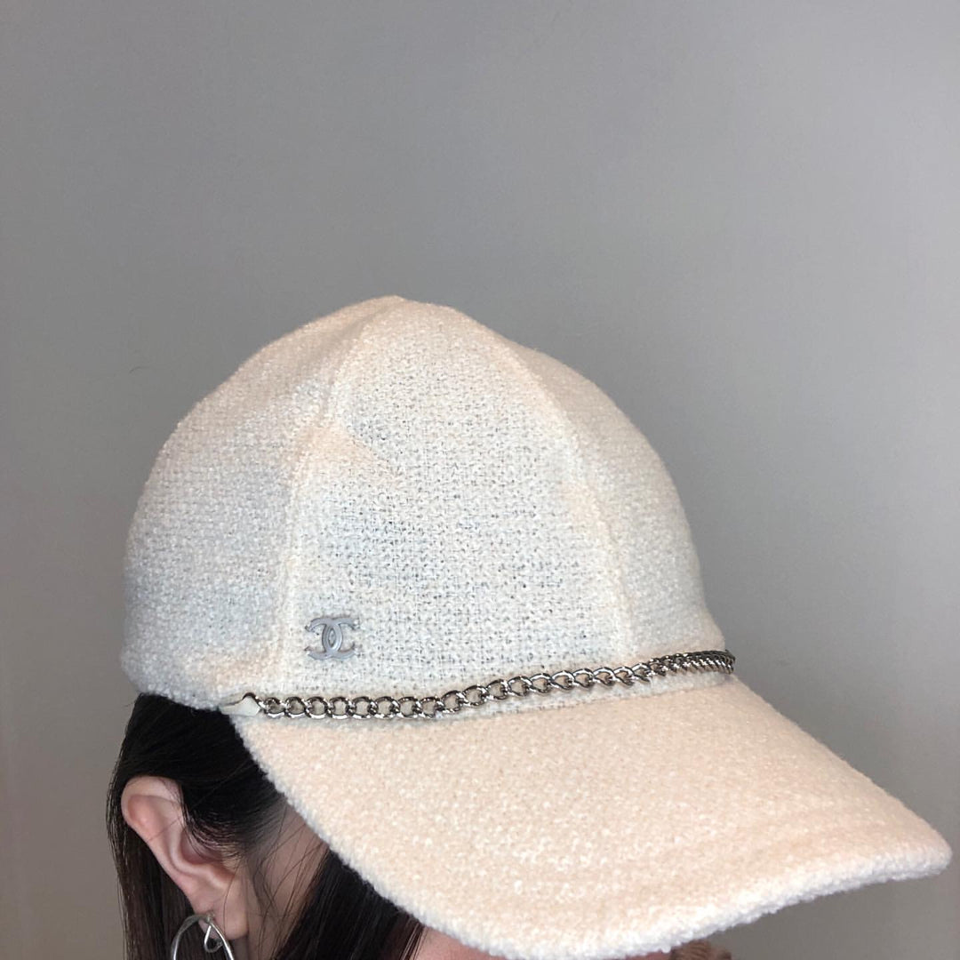* Chanel Hat Cap Chain Coco Mark