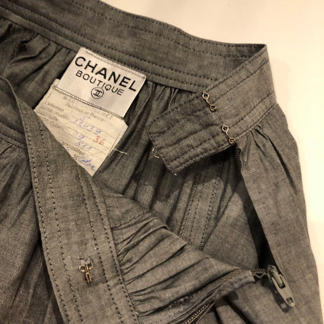 * CHANEL 샤넬 스커트 설정 셔츠